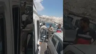 Barf Hi Barf&hellip; Aur Road Pe Traffic Jam 😅 | Manali #manali #travel #shorts #viral #pahad