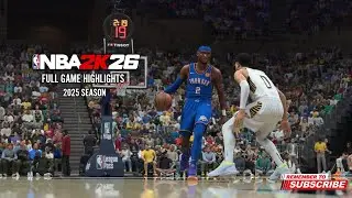 Thunder vs Pacers | NBA 2K26 CPU Simulation Highlights