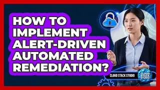 How To Implement Alert-Driven Automated Remediation?