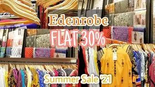 Edenrobe Flat 30% On Summer Collection | Edenrobe Summer Sale 2021