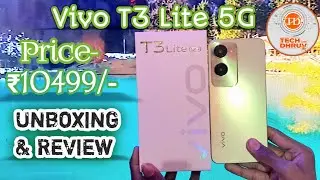 Vivo T3 Lite 5G 🔥|| Unboxing And Review|| #Vivo #tech_with_dhruv