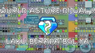 JUAL WORLD SHOP (ASTORE) | TERNYA BISA LAKU PULUHAN BGL !! | GROWTOPIA INDONESIA