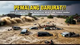 BANJIR BANDANG PEMALANG DATANG MENDADAK | LUMPUR, KAYU DAN BATU MENERJANG RUMAH WARGA