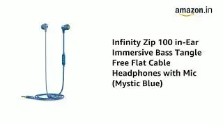 Infinity zip 100 Headphone with mic