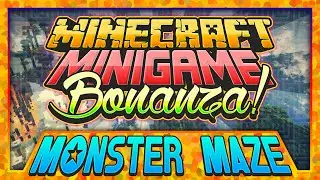Minecraft | THE JUMPMAN FALLS! - Minigame Bonanza : Monstermaze (Mineplex)