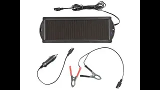 solar trickle charge scooter batt