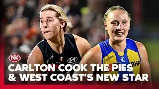 AFLW Opening Night: Mimi Hill's massive night 🔥 & West Coast unearth young star 💫 | Match reactions