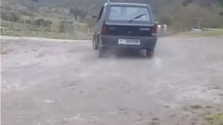 A pasquetta con la Fiat Panda..