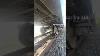 Train wheels smooth cruising on track. #train #coach #bogie #shorts