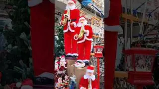 Santa playing saxophone 🎷 @tuneparmar  #santa #christmas