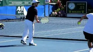 David Cook Match part 1 @ Chris Evert Pro/Celeb Tennis Tournament - 11/6/10