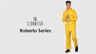The Clownfish Roberto Series Men's Waterproof Raincoat.