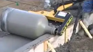 YouTube   How to pour a curb and gutter   CurbRoller