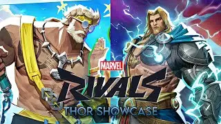 Thor all skins showcase (4k) - Marvel Rivals