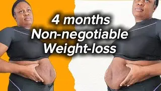 Non- negotiable Weight-loss in 4 months(Day 1/90)