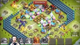 JT's Main First Guild War With DemogorgoN This is Fun Castle Clash