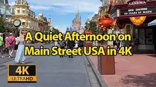 A Quiet Afternoon on Main Street USA in 4K