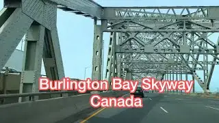 The Burlington Bay Skyway Bridge Located in Hamilton and Burlington, Ontario, Canada