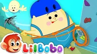 Humpty Dumpty & Children Safety | Little BoBo Nursery Rhymes - FlickBox Kids Songs