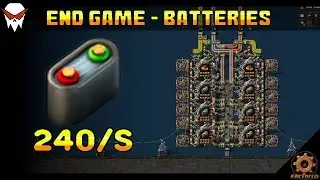 Factorio: Batteries Blueprint - End Game (Space Age DLC)