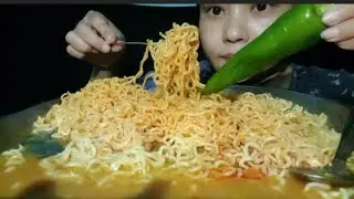 Wai wai aalutama noodles 2 packed spicy sauce green chilli.....