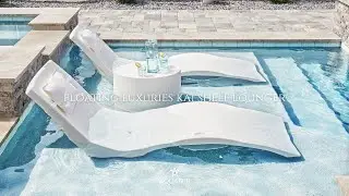 Floating Luxuries Kai Shelf Lounger, AquaBlu Mosaics