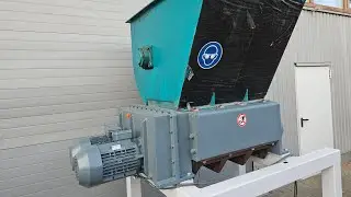 Untha RS40 shredder Hacker kruszarkaplastic canister Kunststoff Kanisterkarnistry 20L