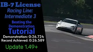 GT7 | IB-7 License Beating the Demonstration (Tutorial)