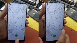 Infinix S5 X652 Cracked Front Glass Replacement Display Screen Broken Disassemble