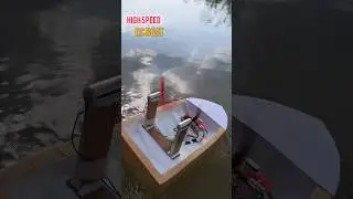 how to make rc boat🚤 with drone motor| #shorts #rcboat #electricboat #ashwinprojects