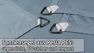 Sonnensegel Perla PES - regendicht, UV-sicher und elegant | Pina