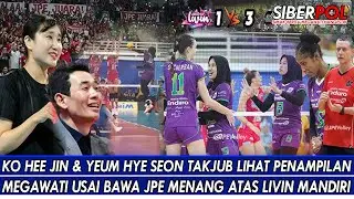 KO HEE JIN & YEUM HYE SEON TAKJUB LIHAT PENAMPILAN MEGAWATI USAI BAWA JPE MENANG ATAS LIVIN MANDIRI🔥
