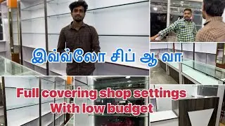 Covering Jewellery shop full set up in low budget rack,counter,Cashbox #interiordesign