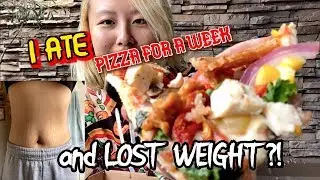 I ATE PIZZA FOR AN ENTIRE WEEK AND LOST WEIGHT?! #RainaisCrazy Pieology Pizzeria