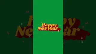 #Happy New Year Portrait Free Green Screen Video GFX