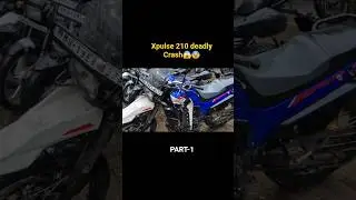 xpulse 210 crash 😱😨 #viral #accident