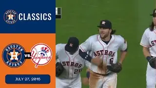 Yankees @ Astros - July 27, 2016 (Rasmus homers, McCullers fans 10 in win)