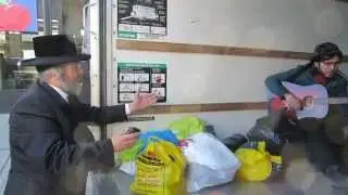 Niklesburger Rebbe Singing With The Shaymes Truck With Some Composed Words
