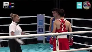 Samandar Olimov (UZB) vs. Beksultan Boranbek (KAZ) Asian U22 Championships 2025 (55kg)