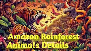 Amazon Rainforest ke khatarnak Janwar #amazonrainforest #amazonjungle #amazonanimals
