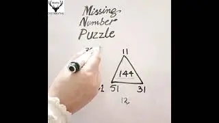 Missing Number Puzzle | Missing Number #Deer #Maths #education