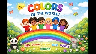 Colors Everywhere! 🌈  Fun Learning Colors for Kids | Rainbow Colors Preschool & Nursery Song