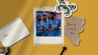 &ldquo;Indian Cricket Aesthetic Typography Edit | Night Changes x Shayad 💙🏏&rdquo;