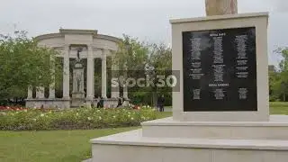 Welsh National War Memorial And Falklands War Memorial, Alexandra Gardens, Cardiff, Wales, UK 1
