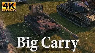 Grille 15 Video Big Carry 8205 dmg 6 kills 1211 exp | Ultra HD 4K World of Tanks Replay!