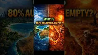 Why 95% of Australia is Empty? 🇦🇺 India vs Australia Facts in Telugu #Facts #shorts