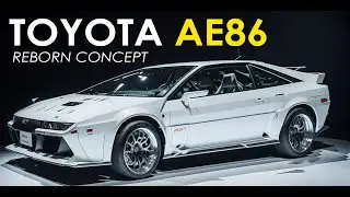 Toyota AE86 Reborn Concept Car, AI Design