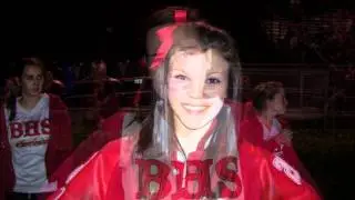 Bacon County High School Cheerleader salute, Bacon County Ga