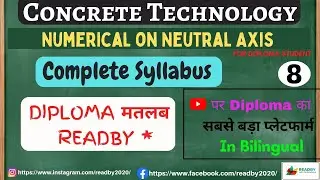 Numerical on Neutral Axis #concretetechnology #bteup #diploma #polytechnic #diplomaengineering