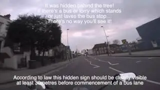 Lambeth PCN bus lane contravention 34J Wandsworth Road